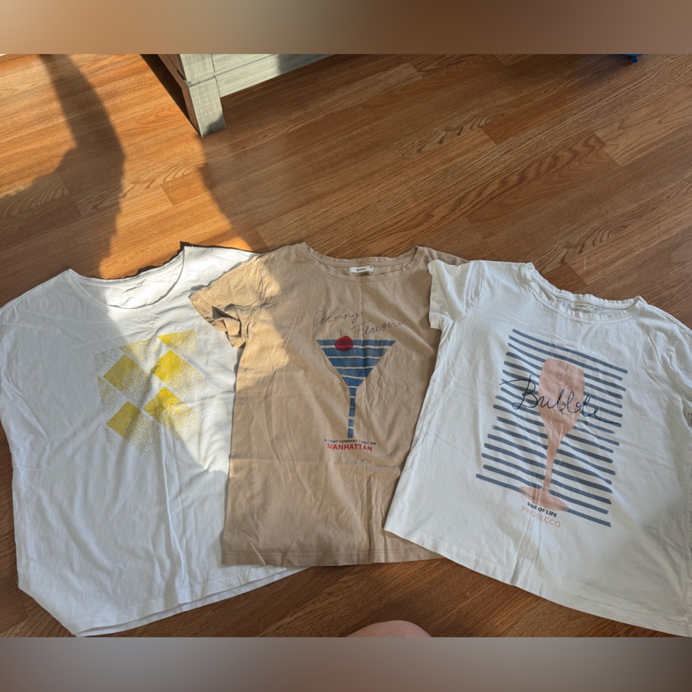 Women Graphic T-Shirts - Set of 3